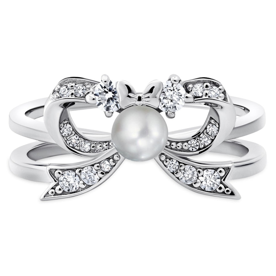 Anillo con perla de concha de Minnie Mouse · Space Store
