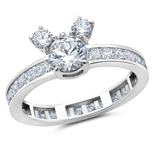 Anillo con ícono de Mickey Mouse CRISLU