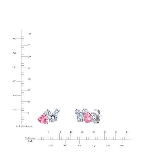 Aros Ícono de Mickey Mouse y Corazón