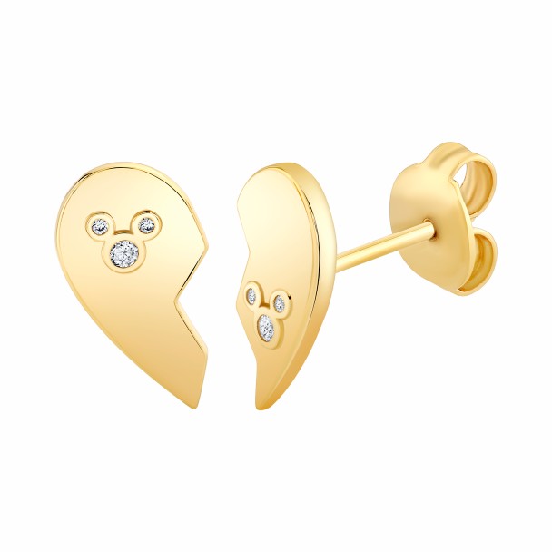 Aros de corazón dividido de Mickey