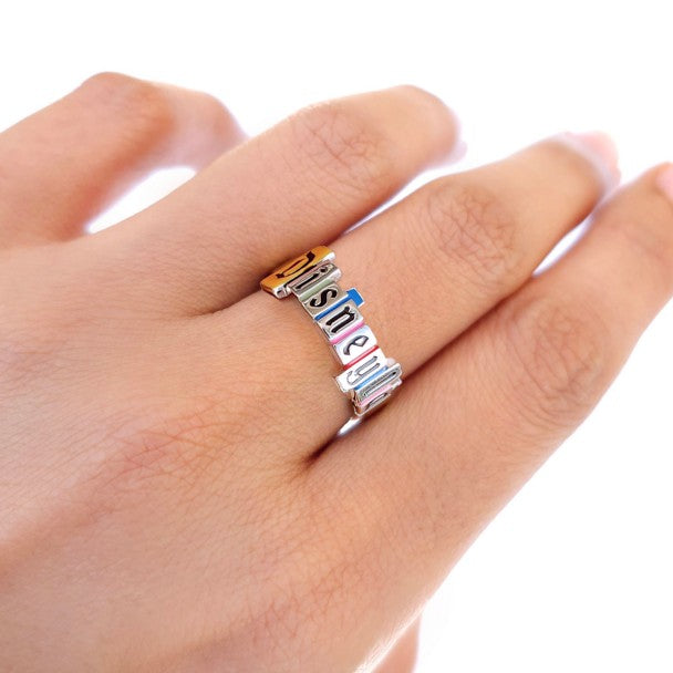 Anillo Disneyland con diseño de marquesina de CRISLU