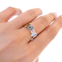 Anillo Disneyland con diseño de marquesina de CRISLU