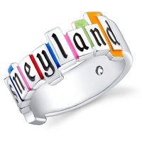 Anillo Disneyland con diseño de marquesina de CRISLU