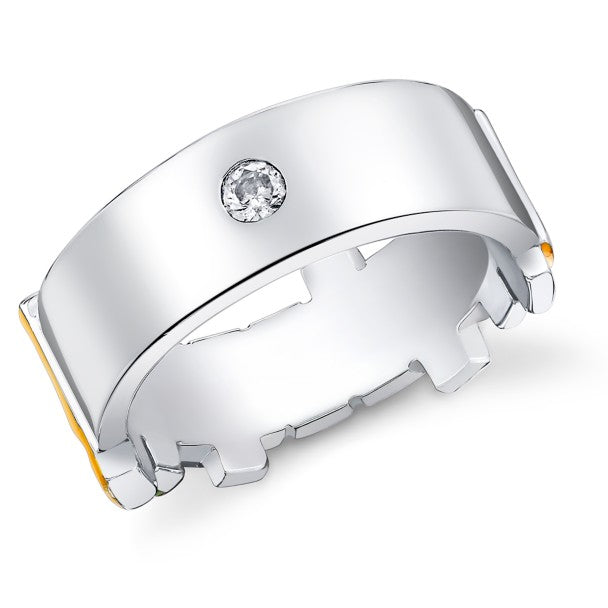 Anillo Disneyland con diseño de marquesina de CRISLU