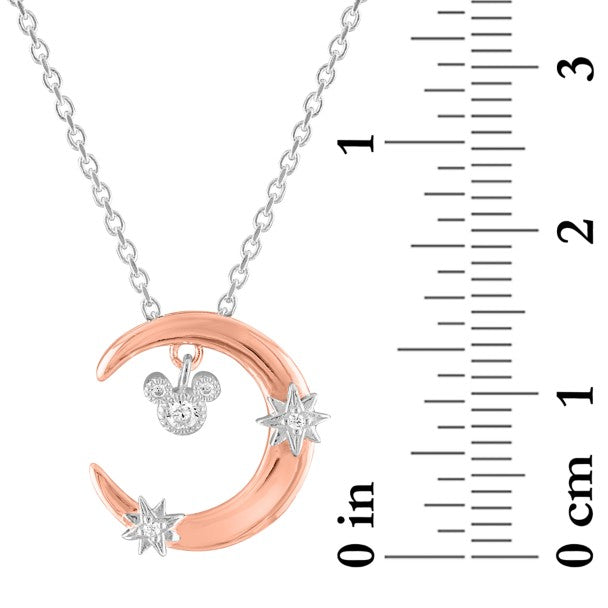 Collar de luna creciente de Mickey Mouse