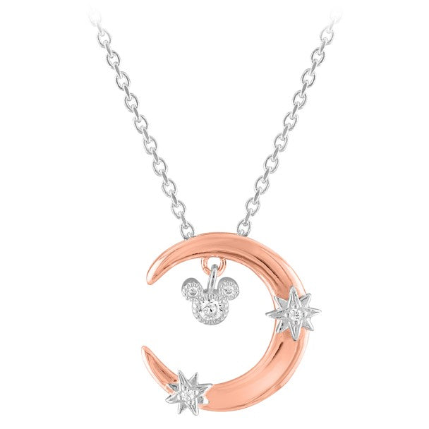 Collar de luna creciente de Mickey Mouse