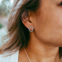 Aros con gemas multicolor de Mickey Mouse