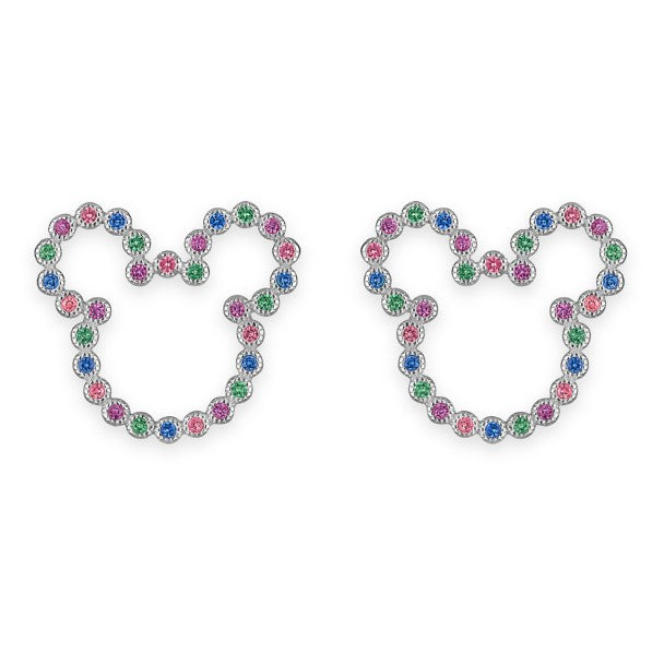 Aros con gemas multicolor de Mickey Mouse
