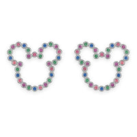Aros con gemas multicolor de Mickey Mouse