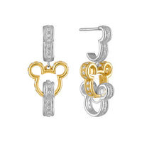 Aros colgantes de Mickey Mouse by Rebecca Hook
