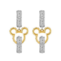 Aros colgantes de Mickey Mouse by Rebecca Hook