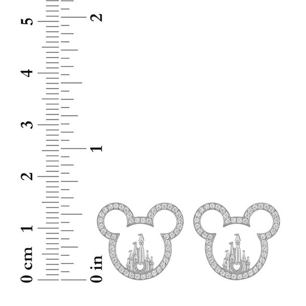 Aros de Mickey Mouse y el castillo de Fantasyland