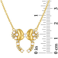 Collar de orejas de Minnie Mouse con perlas Swarovski