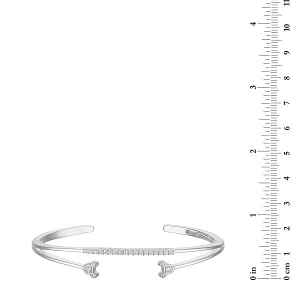 Pulsera cuff cruzada de Mickey Mouse, por Rebecca Hook
