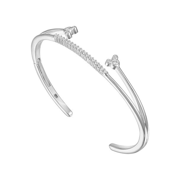 Pulsera cuff cruzada de Mickey Mouse, por Rebecca Hook