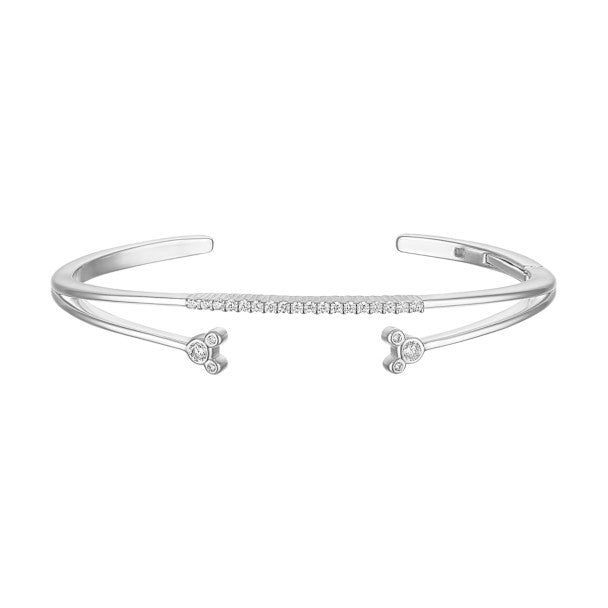 Pulsera cuff cruzada de Mickey Mouse, por Rebecca Hook
