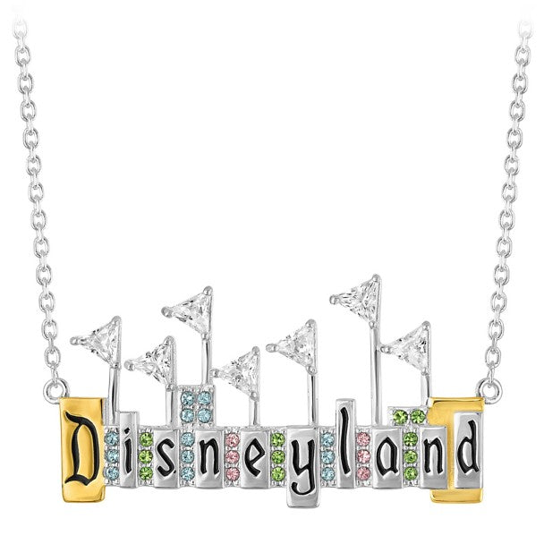 Collar con dije de marquesina de Disneyland