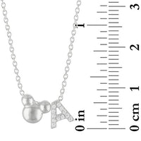Collar deslizante con inicial e ícono de Mickey Mouse