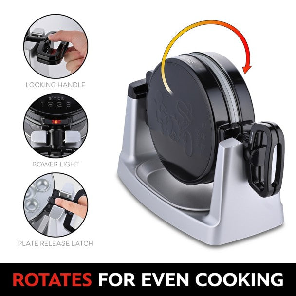 Máquina para hacer waffles y donas de Mickey Mouse