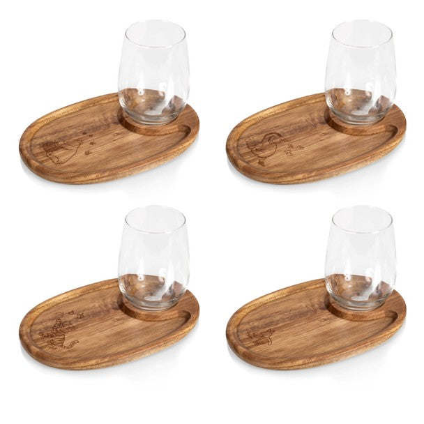 Set de platos para aperitivos de Winnie the Pooh