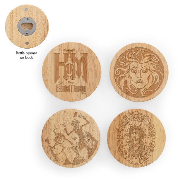 Set de posavasos con destapadores The Haunted Mansion