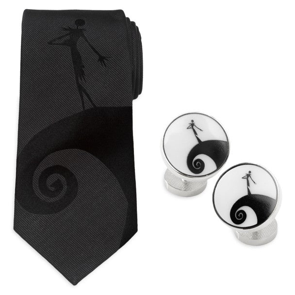 Set de corbata y colleras Jack Skellington