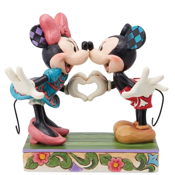 Figura de Mickey y Minnie Mouse «A Sign of Love»