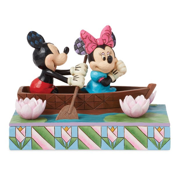 Figura iluminada de Mickey y Minnie Mouse