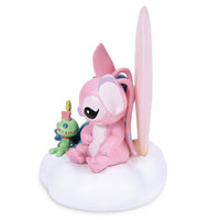 Figura con luz de Stitch, Angel y Scrump