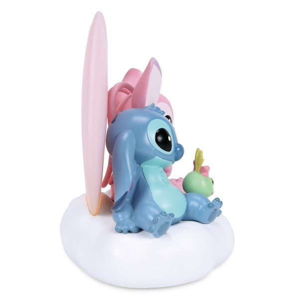 Figura con luz de Stitch, Angel y Scrump