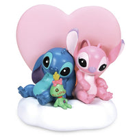 Figura con luz de Stitch, Angel y Scrump