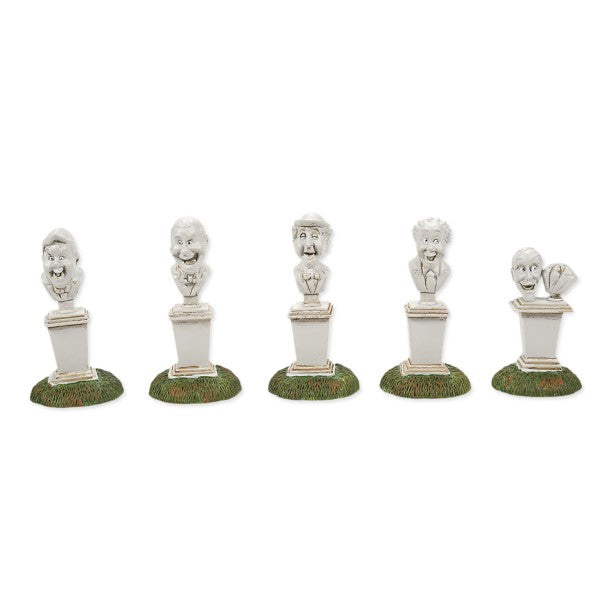 Set de bustos cantores en miniatura de The Haunted Mansion