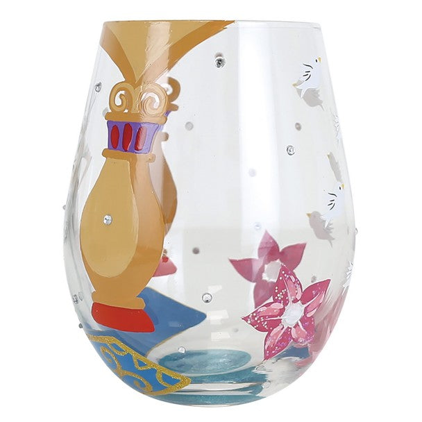 Vaso sin tallo de Jasmine - Aladdin