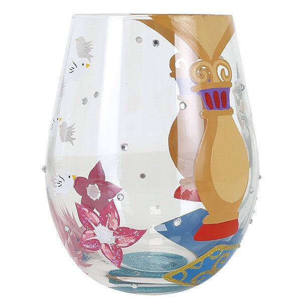 Vaso sin tallo de Jasmine - Aladdin