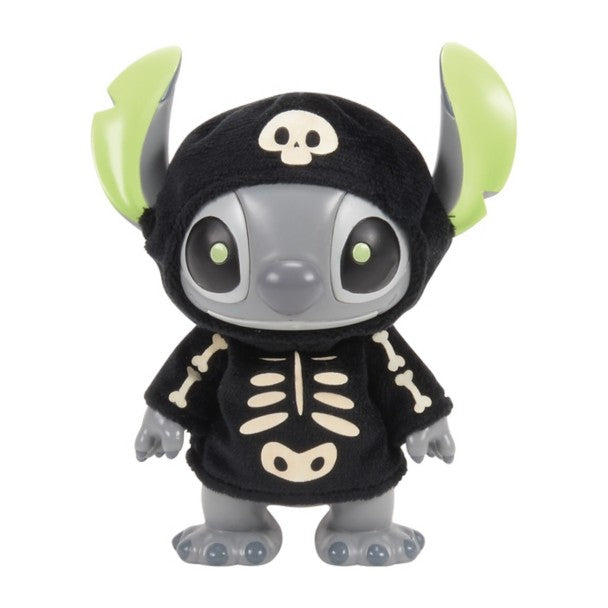 Figura de Stitch esqueleto de Halloween que brilla en la oscuridad