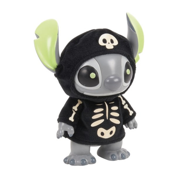 Figura de Stitch esqueleto de Halloween que brilla en la oscuridad