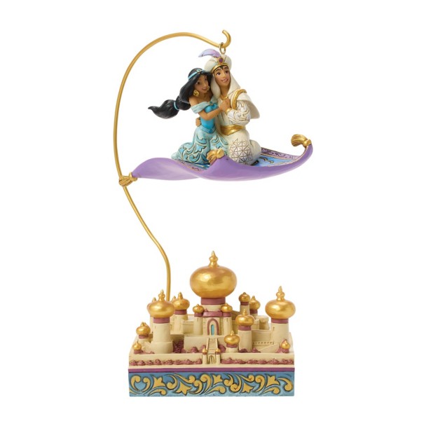 Figura de Aladdin y Jasmine: Magia bajo la luz de la luna
