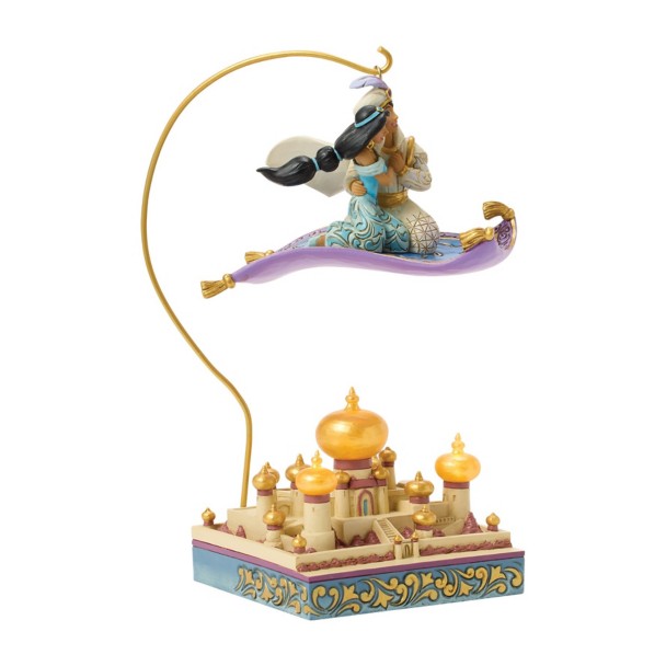 Figura de Aladdin y Jasmine: Magia bajo la luz de la luna