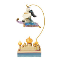 Figura de Aladdin y Jasmine: Magia bajo la luz de la luna