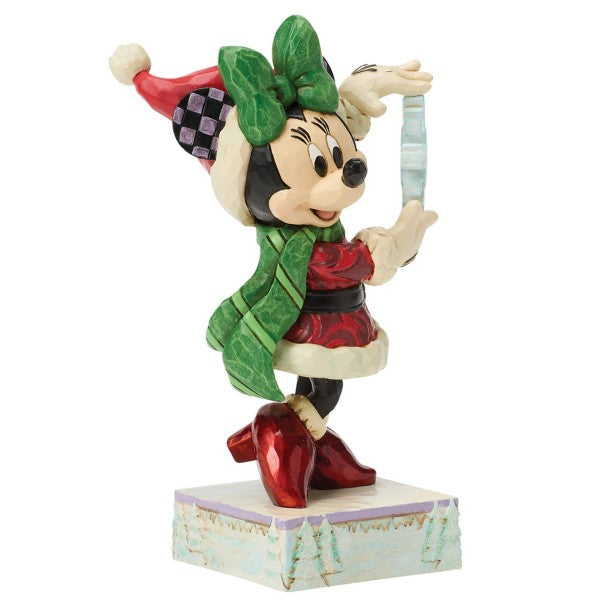 Figura de Minnie Mouse Snow Unique de Jim Shore