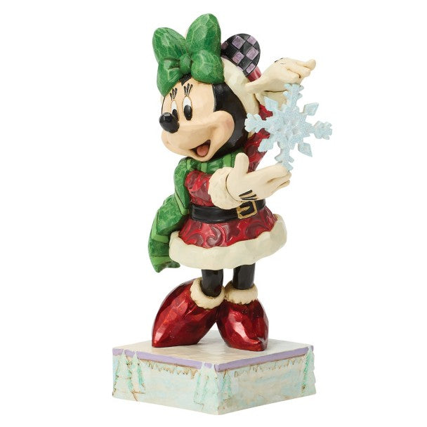Figura de Minnie Mouse Snow Unique de Jim Shore