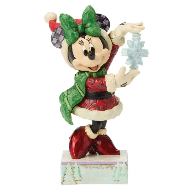 Figura de Minnie Mouse Snow Unique de Jim Shore