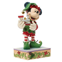 Figura Mickey Mouse “Elf on Track” de Jim Shore