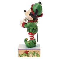 Figura Mickey Mouse “Elf on Track” de Jim Shore