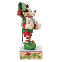 Figura Mickey Mouse “Elf on Track” de Jim Shore