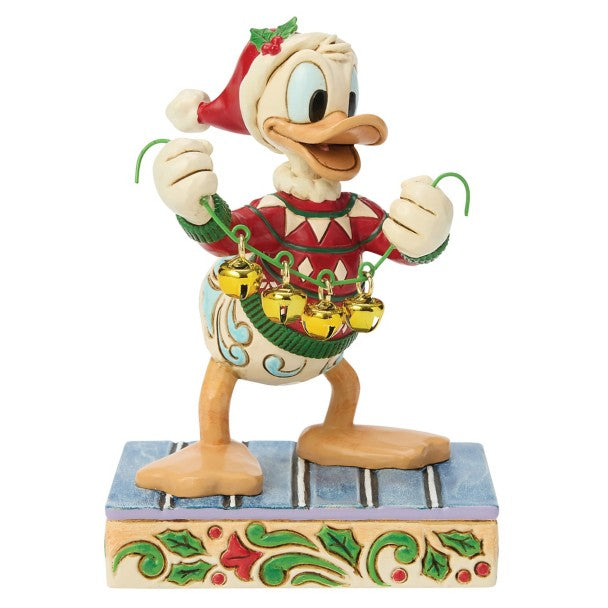 Figura de Donald Duck «Holiday Jingle», de Jim Shore