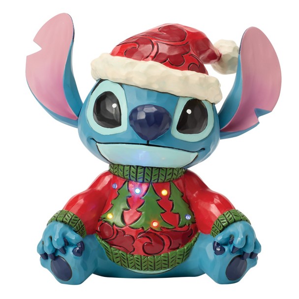 Figura con luz de Stitch: “Alegre y un poco travieso”