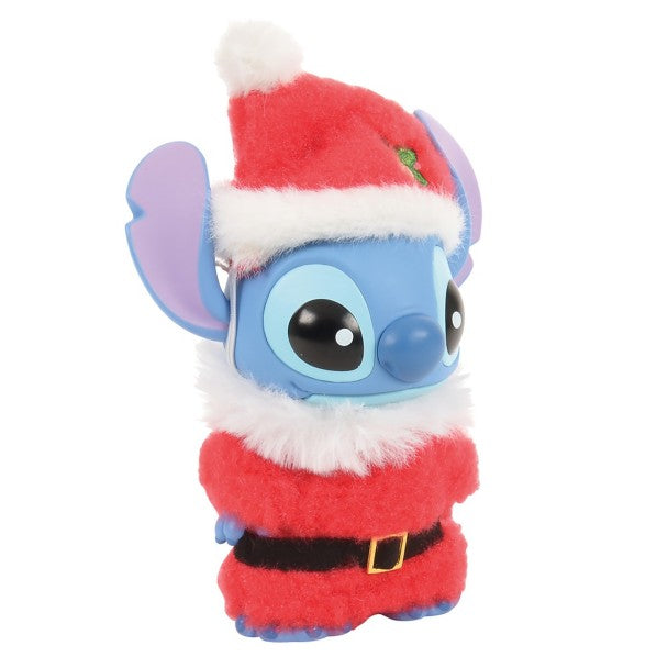 Figura de Stitch vestido de Santa