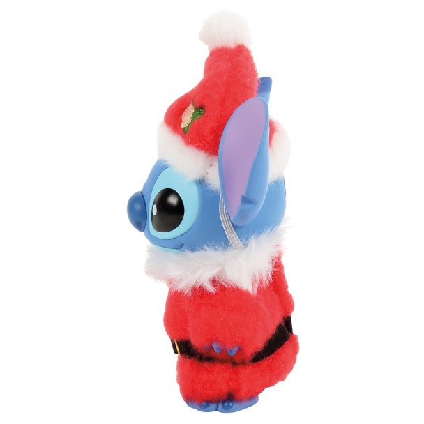 Figura de Stitch vestido de Santa