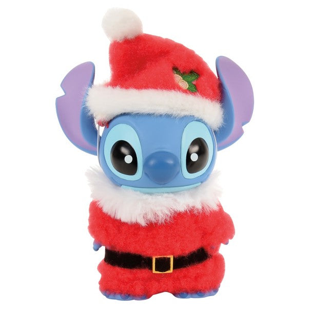 Figura de Stitch vestido de Santa